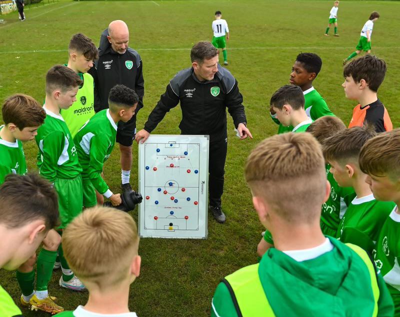 Declan Farmer coaching